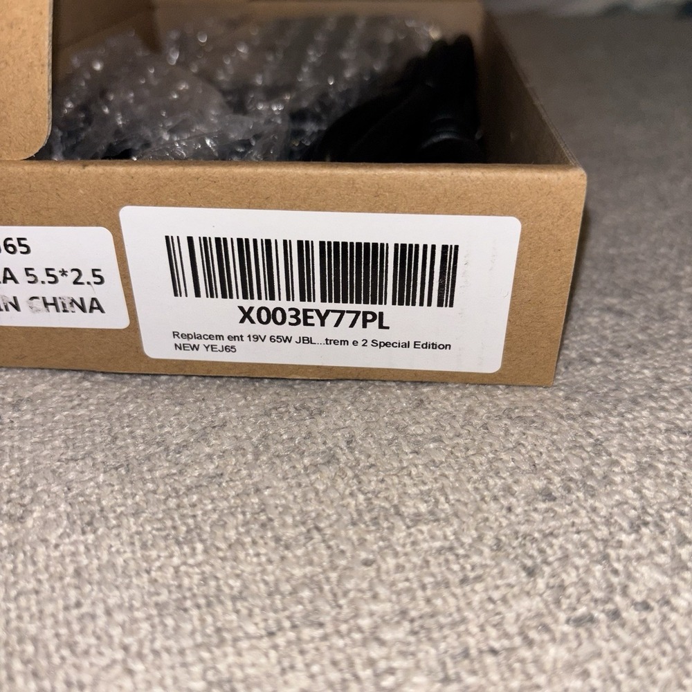 65W 19V 3.42A AC/DC Adapter Black for JBL Xtreme 2 Special Edition New in Box - Picture 4 of 5